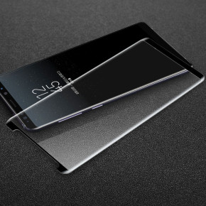 Скрийн протектор от закалено стъкло за 3D FULL SCREEN извит Full Glue напълно залепващ за Samsung Galaxy S9 G960 с черен кант